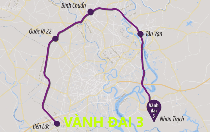 Đường vành đai 3 qua huyện nhơn trạch Đồng Nai